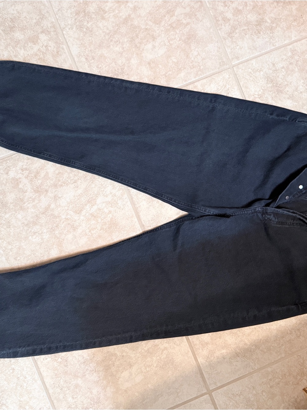 Agolde Women's Straight Leg Jeans in Deep Black Wash